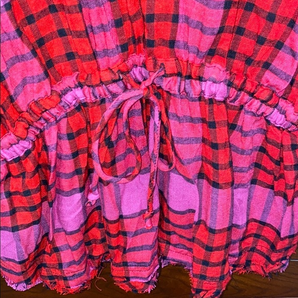 NWT Free People Pacific Dawn Plaid Shirt - Picture 12 of 14